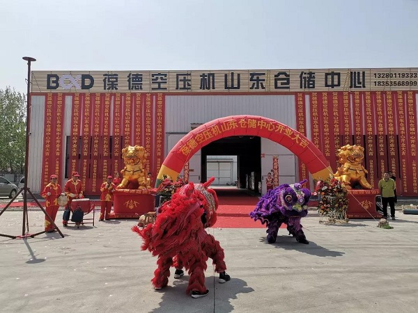 
空壓機行業次日達物流配送，葆德科技山東倉儲中心新零售落地服務正式開啟